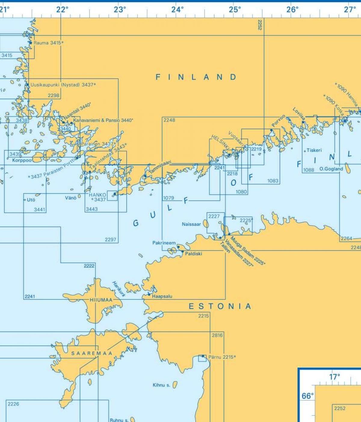 Քարտեզ ծոցի Ֆինլանդիայի 