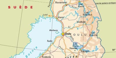 Քարտեզ Ֆինլանդիայի ազգային պարկեր