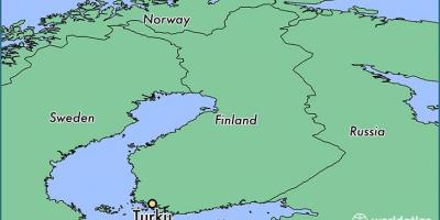 Քարտեզ Turku Ֆինլանդիա